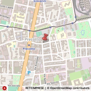 Mappa Via Luigi Cislaghi, 9, 20128 Milano, Milano (Lombardia)