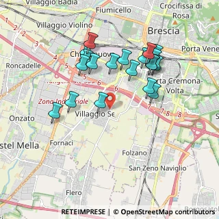 Mappa Via Flero, 25121 Brescia BS, Italia (1.821)