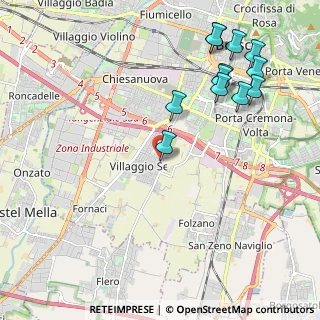 Mappa Via Flero, 25121 Brescia BS, Italia (2.41333)