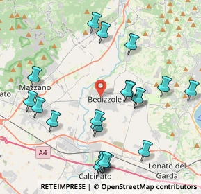 Mappa V. Monsignor Bontacchio, 25081 Bedizzole BS, Italia (4.54)