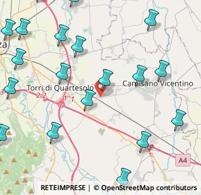 Mappa Via Piave, 36040 Grumolo delle Abbadesse VI, Italia (5.7675)