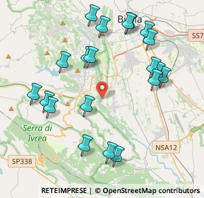 Mappa Via per Borriana, 13888 Mongrando BI, Italia (4.3615)