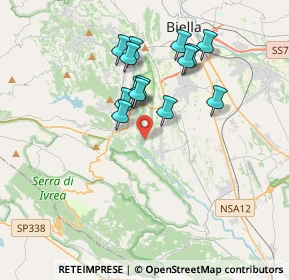 Mappa Via per Borriana, 13888 Mongrando BI, Italia (3.08214)