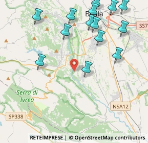 Mappa Via per Borriana, 13888 Mongrando BI, Italia (5.00214)