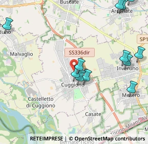 Mappa Via delle Alpi, 20012 Cuggiono MI, Italia (2.68286)