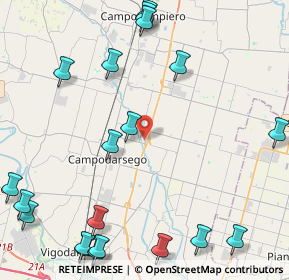 Mappa Via Capitelli, 35011 Campodarsego PD, Italia (6.0605)