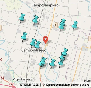 Mappa Via Capitelli, 35011 Campodarsego PD, Italia (3.935)