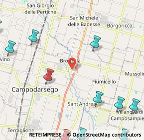 Mappa Via Capitelli, 35011 Campodarsego PD, Italia (3.61286)