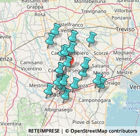 Mappa Via Capitelli, 35011 Campodarsego PD, Italia (10.246)