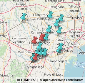 Mappa Via Capitelli, 35011 Campodarsego PD, Italia (12.344)