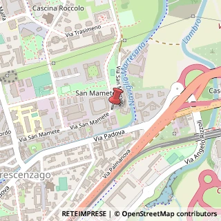 Mappa Via San Mamete,  91, 20128 Milano, Milano (Lombardia)