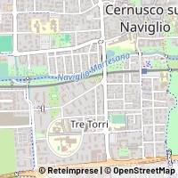 Mapa Cernusco sul Naviglio