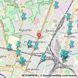 Mappa Via Santa Marcellina, 20125 Milano MI, Italia (1.5315)