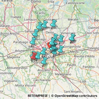 Mappa Via Santa Marcellina, 20125 Milano MI, Italia (9.7475)