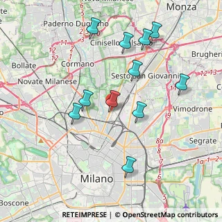 Mappa Via Santa Marcellina, 20125 Milano MI, Italia (3.86909)