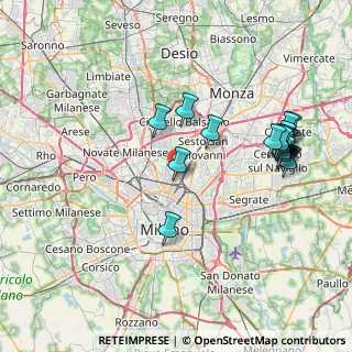 Mappa Via Santa Marcellina, 20125 Milano MI, Italia (8.588)