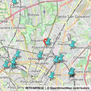 Mappa Via Santa Marcellina, 20125 Milano MI, Italia (3.07071)