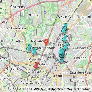 Mappa Via Santa Marcellina, 20125 Milano MI, Italia (1.88667)