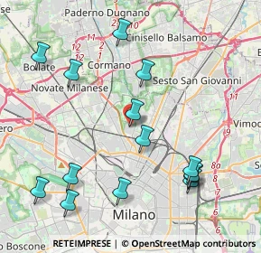 Mappa Blocco Nord Galleria Commerciale Ospedale Niguarda, 20161 Milano MI, Italia (4.58929)