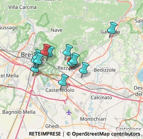 Mappa Via Raffaello Sanzio, 25086 Rezzato BS, Italia (5.53667)