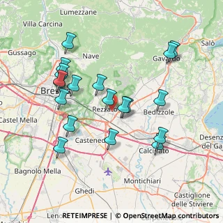 Mappa Via Gio Rizzieri Palazzi, 25086 Rezzato BS, Italia (7.57526)