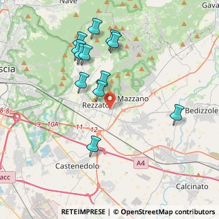 Mappa Via Gio Rizzieri Palazzi, 25086 Rezzato BS, Italia (3.935)