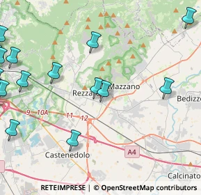 Mappa Via Raffaello Sanzio, 25086 Rezzato BS, Italia (6.6405)