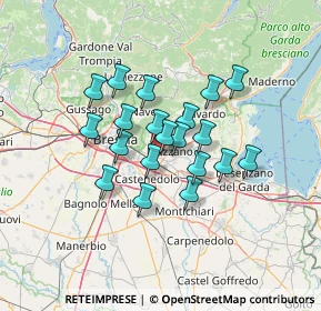 Mappa Via Raffaello Sanzio, 25086 Rezzato BS, Italia (10.0755)
