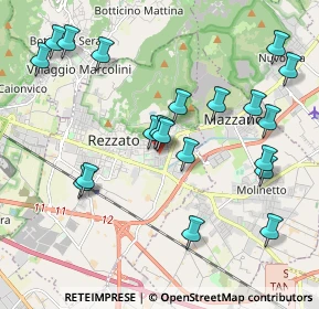 Mappa Via Raffaello Sanzio, 25086 Rezzato BS, Italia (2.1735)
