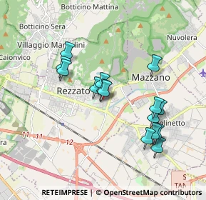 Mappa Via Raffaello Sanzio, 25086 Rezzato BS, Italia (1.66533)