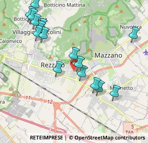 Mappa Via Raffaello Sanzio, 25086 Rezzato BS, Italia (2.19438)