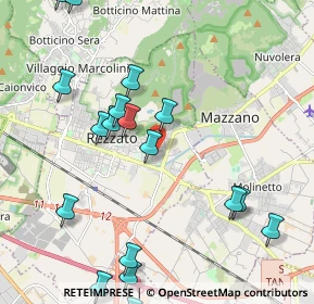 Mappa Via Raffaello Sanzio, 25086 Rezzato BS, Italia (2.697)