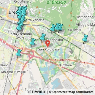 Mappa Via C. A. Dalla Chiesa, 25134 Brescia BS, Italia (2.902)