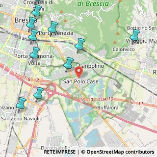 Mappa Via C. A. Dalla Chiesa, 25134 Brescia BS, Italia (2.99091)
