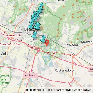 Mappa Via C. A. Dalla Chiesa, 25134 Brescia BS, Italia (4.2125)