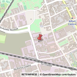 Mappa Via Lisiade Pedroni, 28/1, 20161 Milano, Milano (Lombardia)