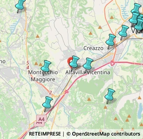 Mappa Via Verona, 36077 Altavilla Vicentina VI, Italia (6.72)