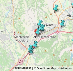 Mappa Via Verona, 36077 Altavilla Vicentina VI, Italia (4.46333)