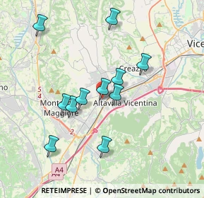 Mappa Via Verona, 36077 Altavilla Vicentina VI, Italia (3.33091)