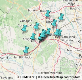 Mappa Via Verona, 36077 Altavilla Vicentina VI, Italia (8.28438)