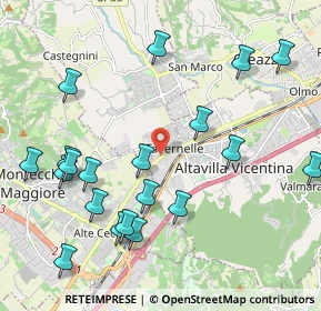 Mappa Via Verona, 36077 Altavilla Vicentina VI, Italia (2.362)