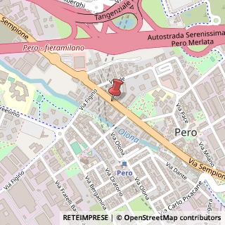 Mappa Via Sempione, 124, 20016 Pero, Milano (Lombardia)