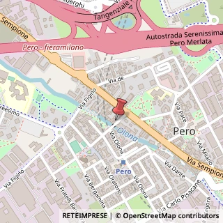 Mappa Via Eugenio Curiel, 10, 20016 Pero, Milano (Lombardia)