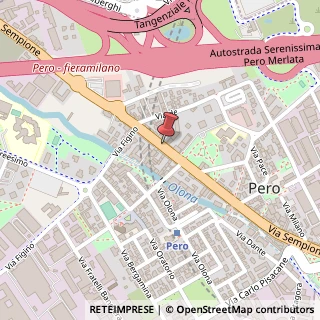 Mappa Via Sempione, 122, 20016 Pero, Milano (Lombardia)
