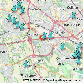 Mappa Via Papa Giovanni XXIII, 20017 Pero MI, Italia (3.3405)