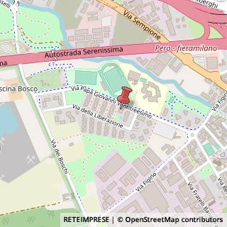 Mappa Via Papa Giovanni XXIII, 17, 20017 Pero, Milano (Lombardia)