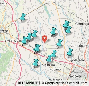 Mappa Via Torrerossa, 36043 Camisano vicentino VI, Italia (6.87611)