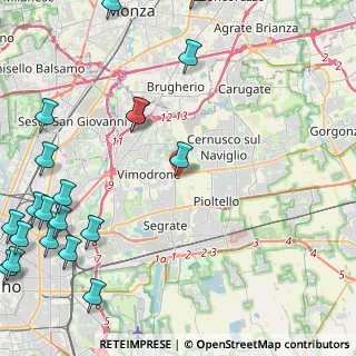 Mappa Centro Commerciale Auchan, 20055 Vimodrone MI, Italia (6.6735)