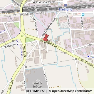 Mappa Via Calvenzano, 10, 24047 Treviglio, Bergamo (Lombardia)