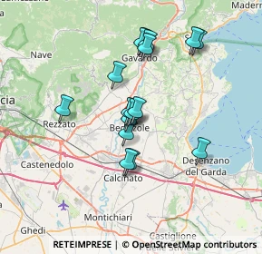 Mappa Via Floriano Ferramola, 25081 Bedizzole BS, Italia (5.84938)